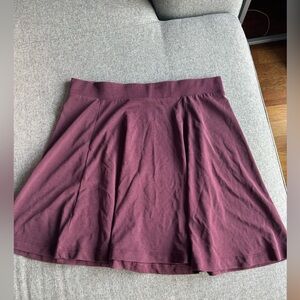 Burgundy Skirt